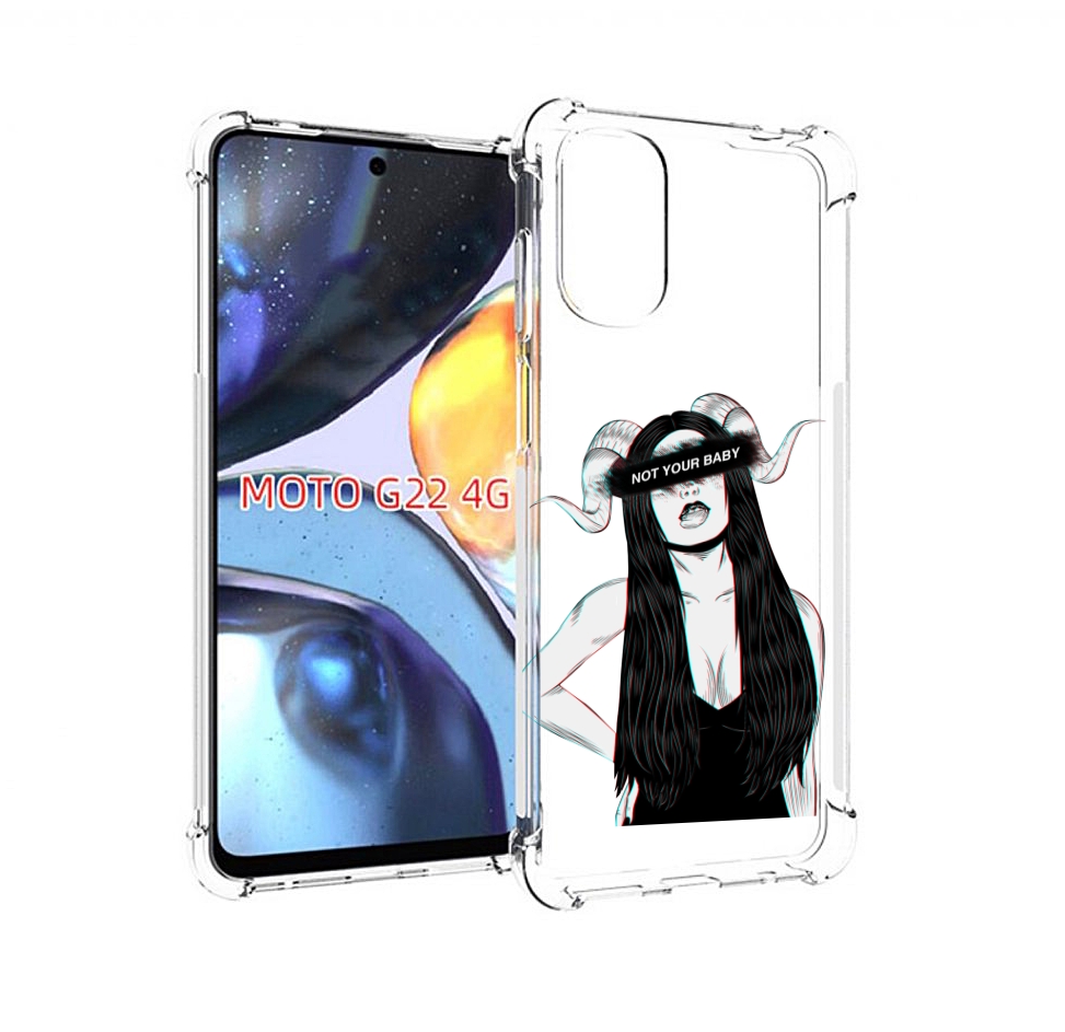 

Чехол MyPads not-your для Motorola Moto G22 4G, Прозрачный, Tocco