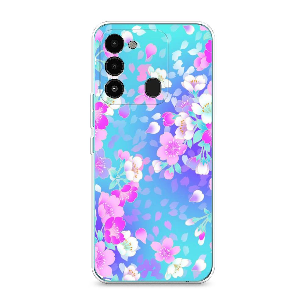 

Чехол Awog на Tecno Spark Go 2022/8С/9 "Яблоневые цветы", Разноцветный, 301250-8