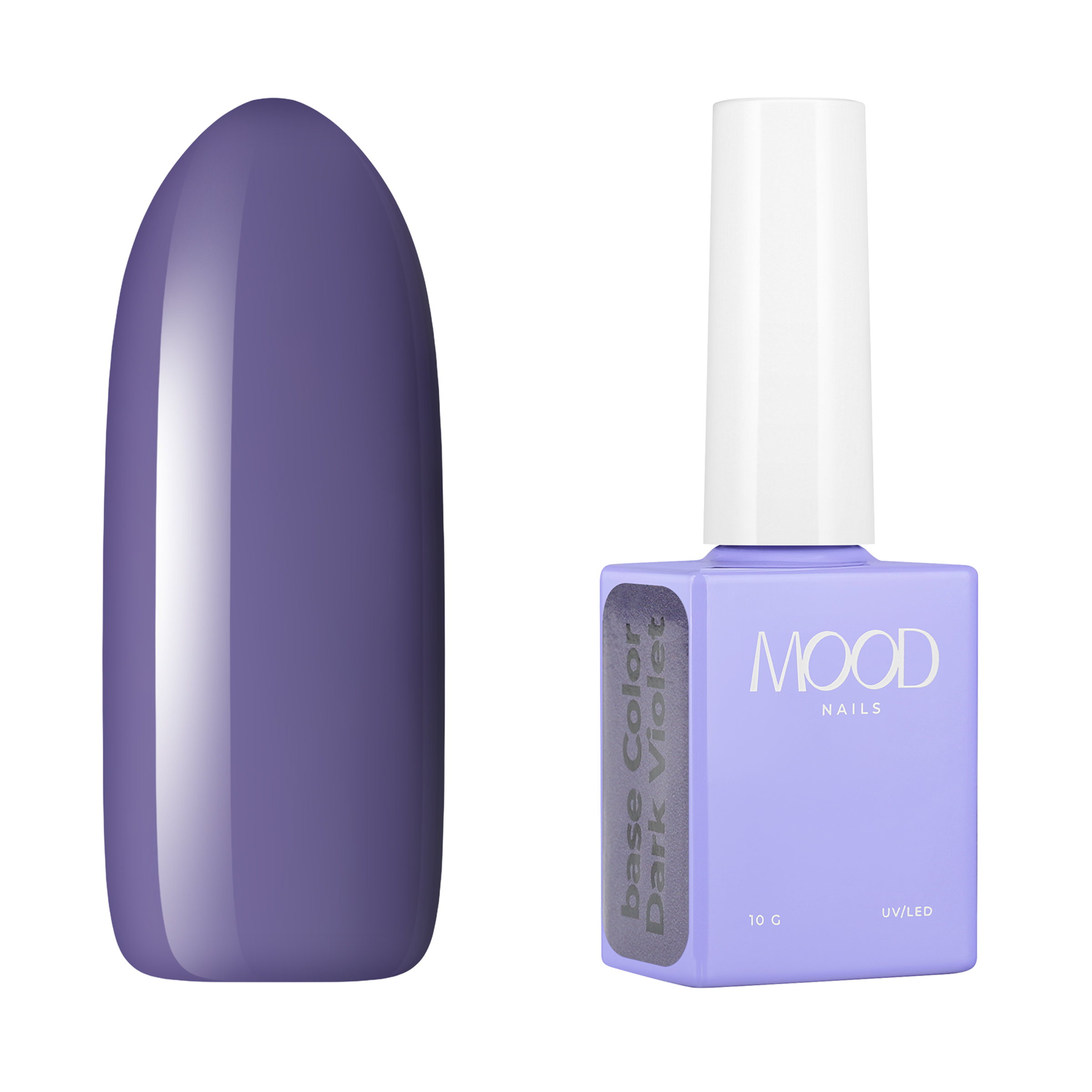 

База для гель-лака MOODNAIL Сolor Dark Violet 10 мл