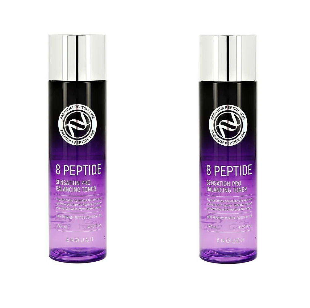 

Тонер для лица Enough с пептидами,130 мл 2 шт, Premium 8 peptide Senation Pro Balancing Toner