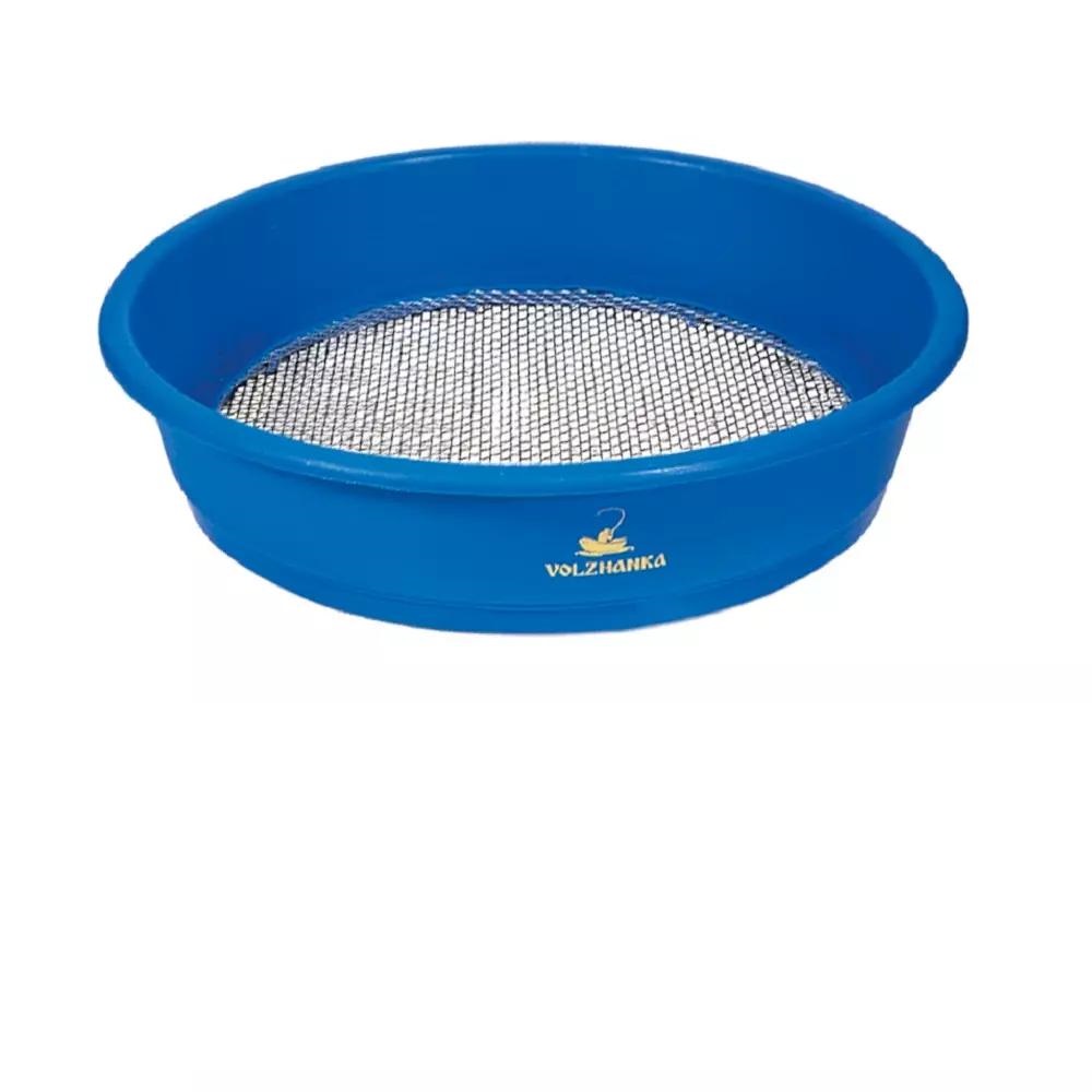 

Сито для прикормки Волжанка, пластик 4 мм на ведро 25 л, Синий
