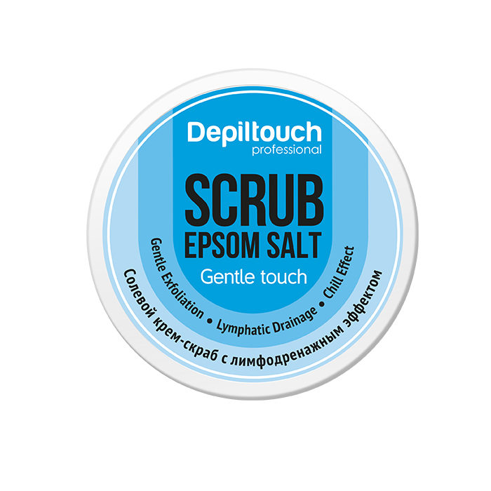 Солевой крем-скраб Depiltouch Professional с лимфодренажным эффектом, 200 мл