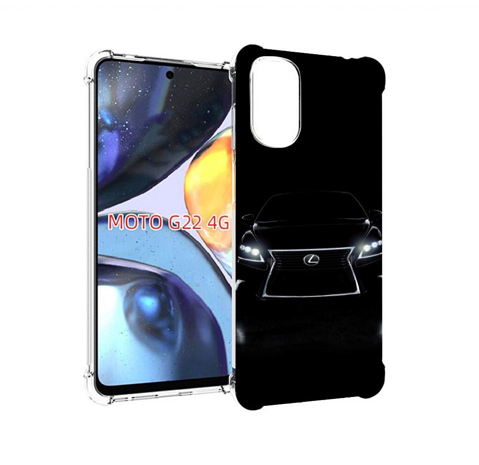 

Чехол MyPads lexus лексус 1 мужской для Motorola Moto G22 4G, Прозрачный, Tocco