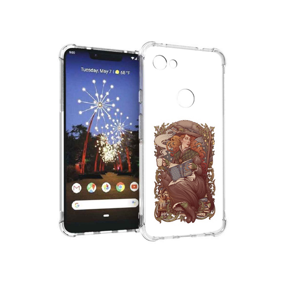 

Чехол MyPads Tocco для Google Pixel 3 XL Женские_126, Прозрачный, Tocco