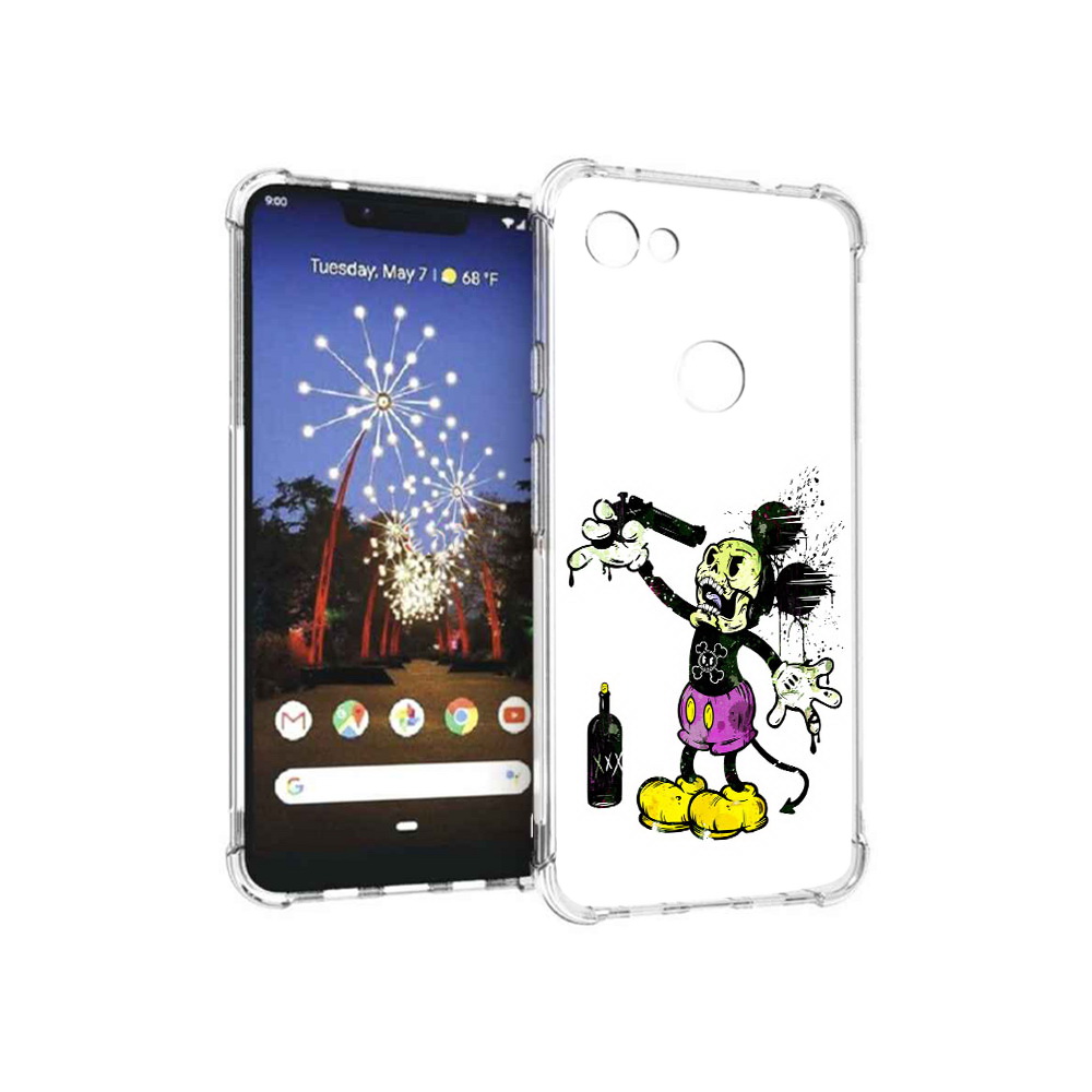 

Чехол MyPads Tocco для Google Pixel 3 XL Драг Микки, Прозрачный, Tocco