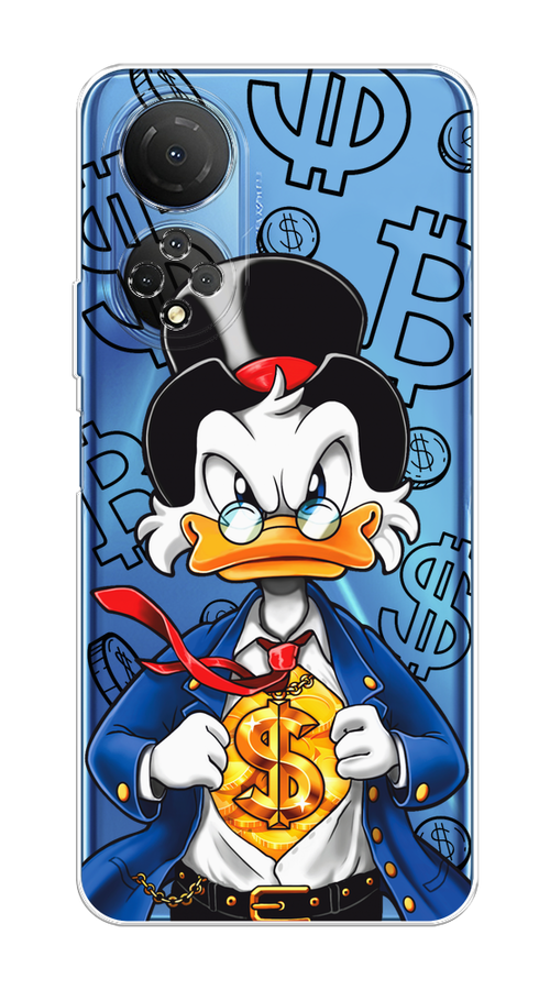 

Чехол на Honor X7 2022 "Scrooge Goldman", Черный;белый;синий, 6108850-1