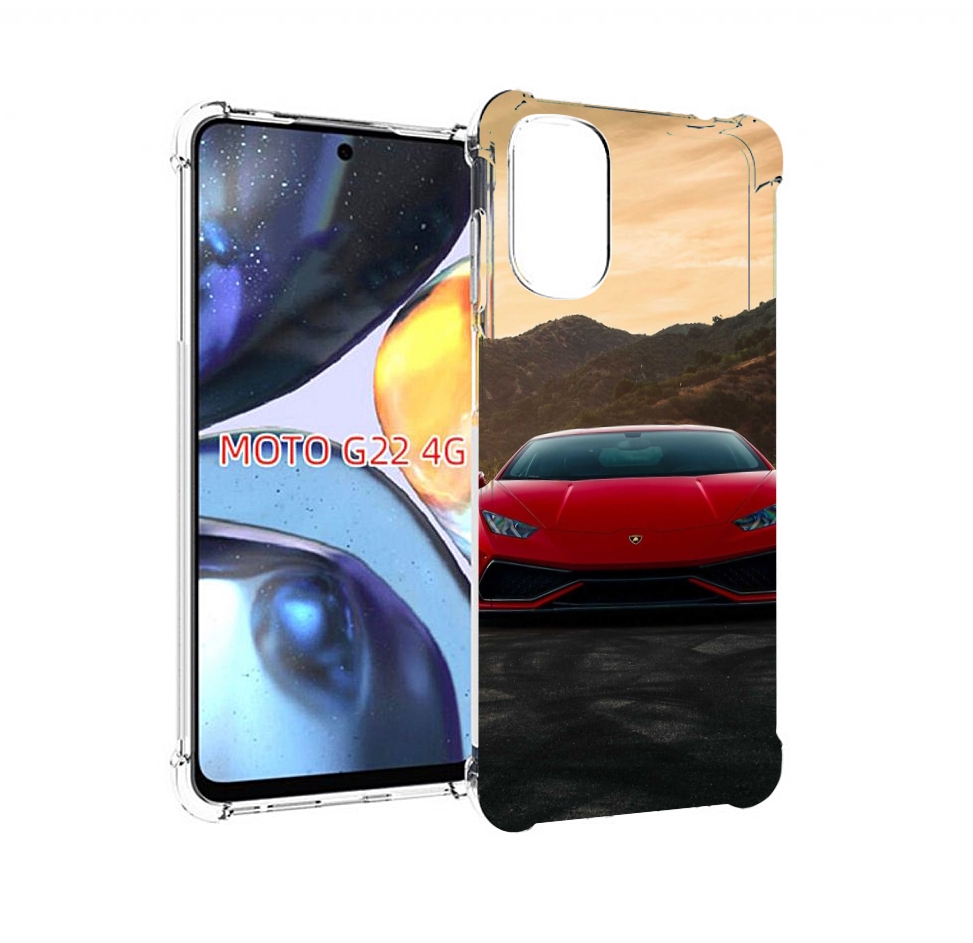 

Чехол MyPads lamborghini ламборгини 1 мужской для Motorola Moto G22 4G, Прозрачный, Tocco