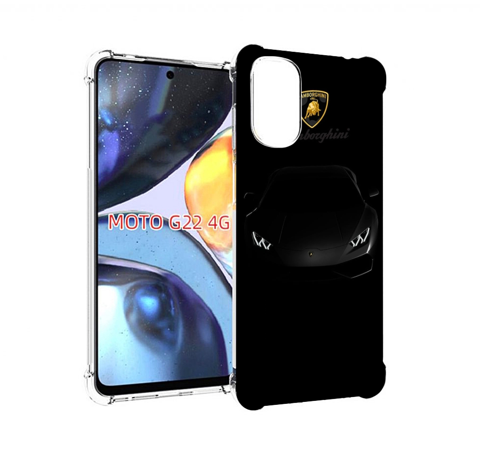

Чехол MyPads lambo ламба 4 мужской для Motorola Moto G22 4G, Прозрачный, Tocco