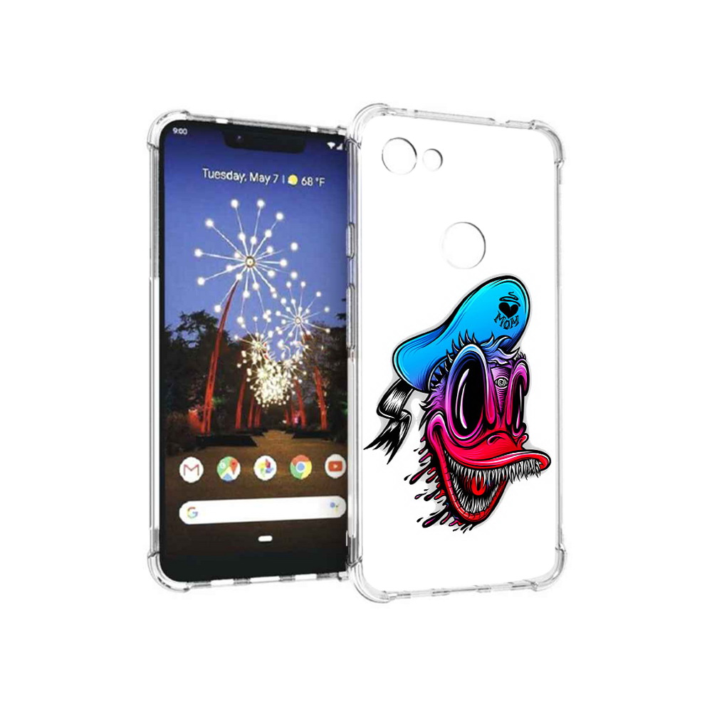 

Чехол MyPads Tocco для Google Pixel 3 XL Дональд, Прозрачный, Tocco