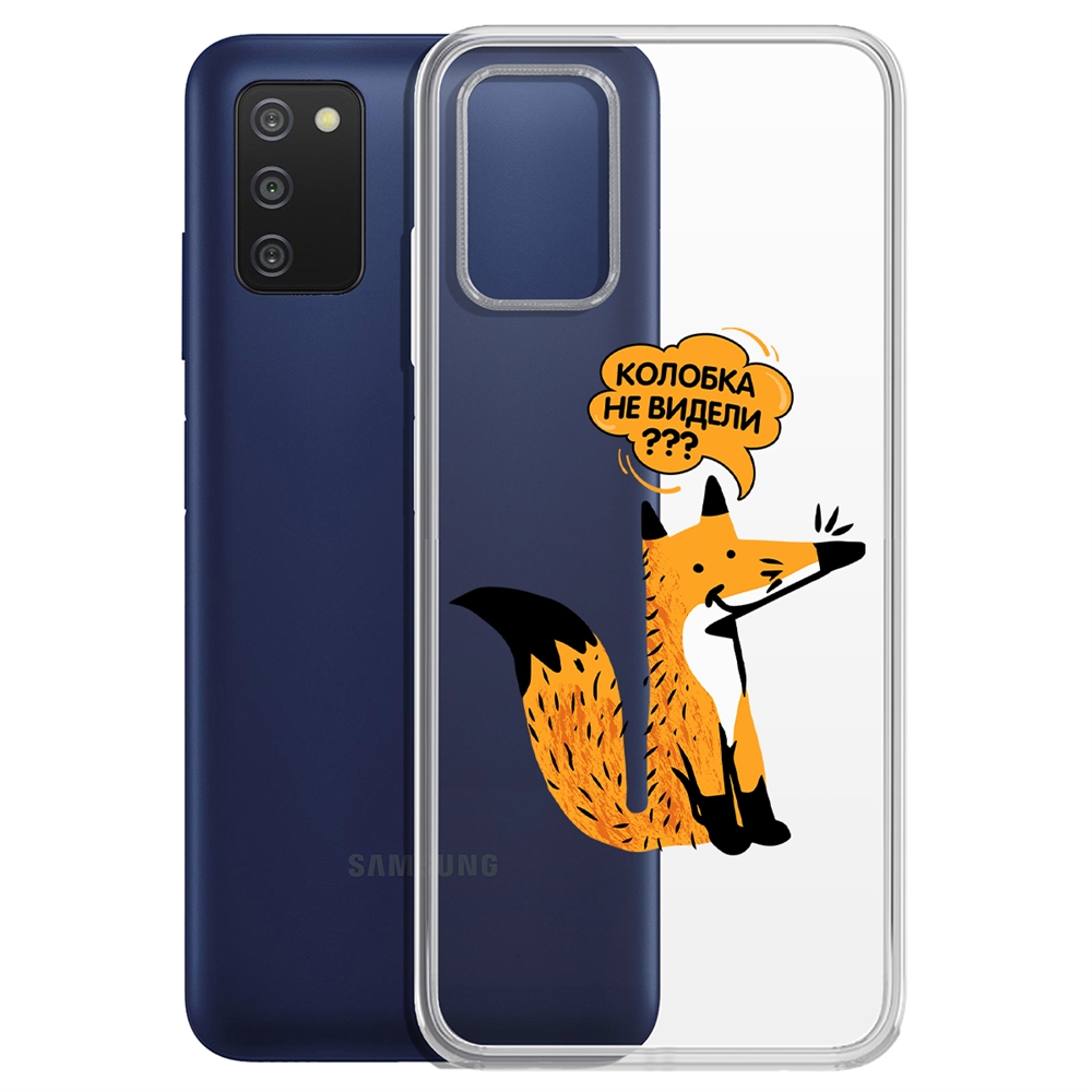 

Чехол-накладка Лиса для Samsung Galaxy A03s (A037), Прозрачный