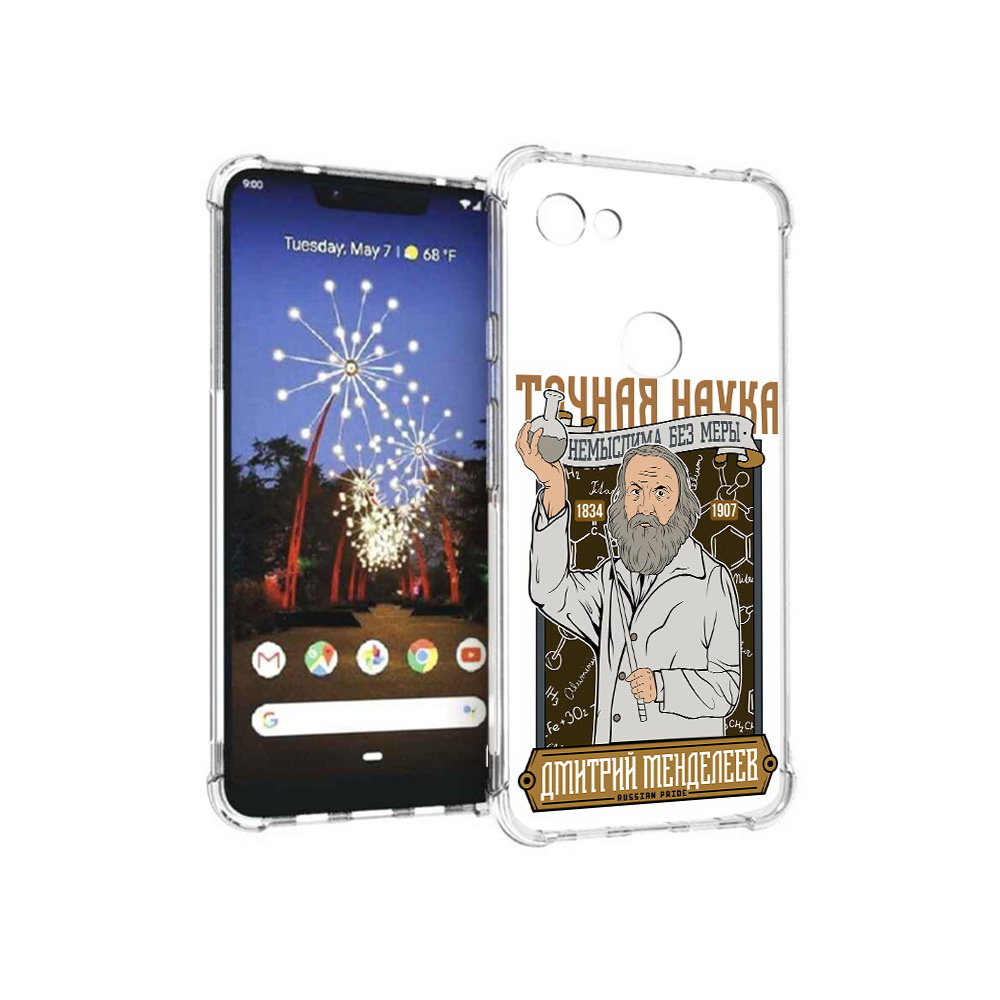 

Чехол MyPads Tocco для Google Pixel 3 XL Дмитрий Менделеев, Прозрачный, Tocco