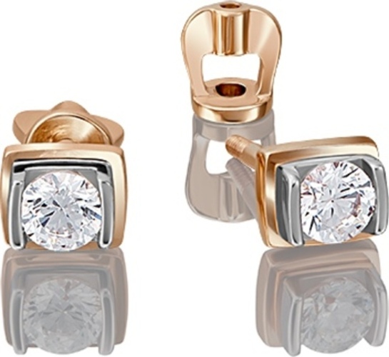 

Серьги пусеты из золота PLATINA jewelry 02-4204-00-101-1111-30, бриллиант, 02-4204-00-101-1111-30