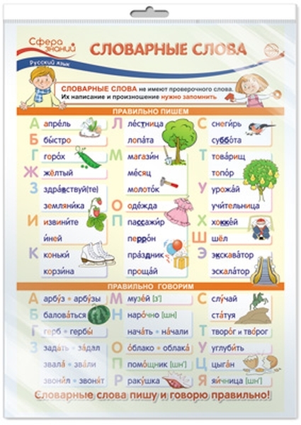 

Плакат А3 "Орфограммы" (в пакете)