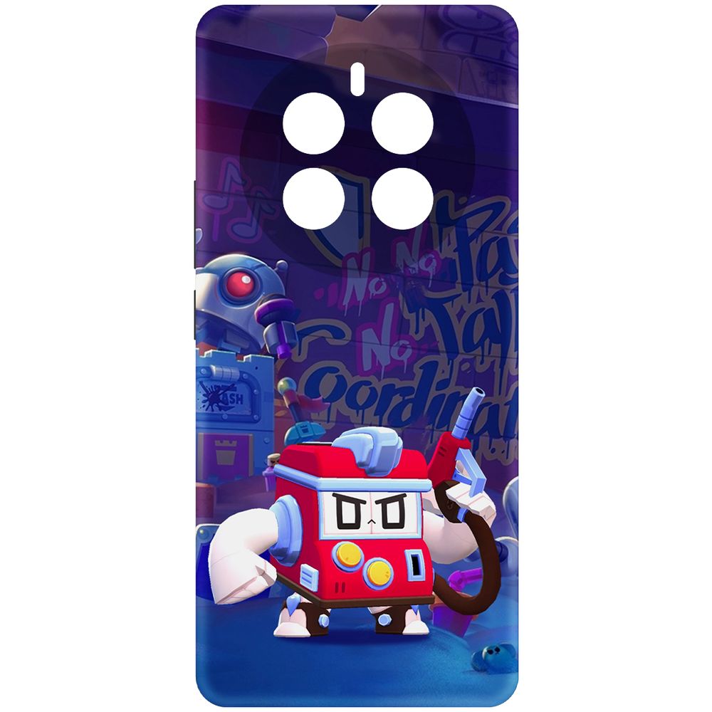 

Чехол-накладка Krutoff Soft Case Brawl Stars - V8-БИТ для Realme 12 Pro 5G черный