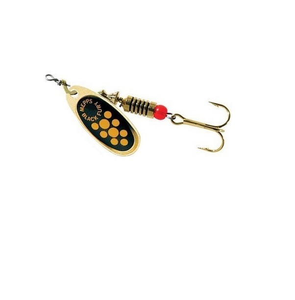 

Блесна вращающаяся Mepps BLACK FURY 0, Gold/Yellow, комплект из 1 штука, Black Fury