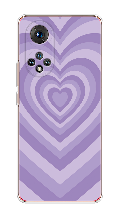 

Чехол на Huawei Honor 50/Nova 9 "Violet heart latte", Фиолетовый, 6105450-1