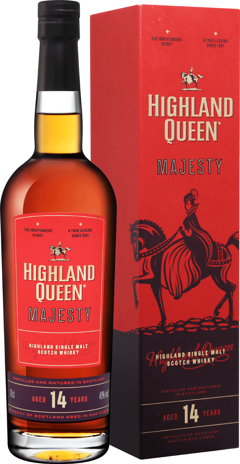 

Виски Highland Queen Majesty Single Malt Scotch Whisky 14 y.o. (gift box)