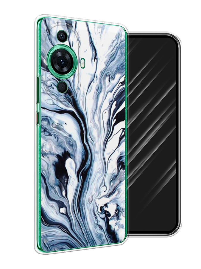 

Чехол Awog на Huawei Nova 11 Pro "Голубой минерал мрамор", 6121350-3