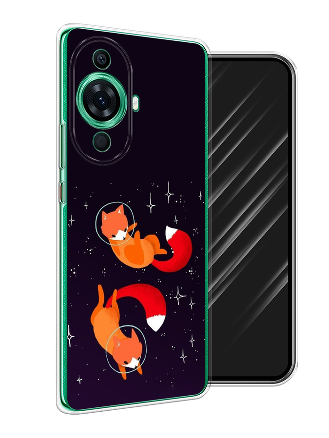 

Чехол Awog на Huawei Nova 11 Pro "Лисы космонавты", Оранжевый, 6121350-4