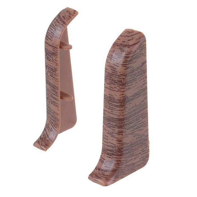 

Заглушка для плинтуса IDEAL Комфорт Орех миланский (пара)