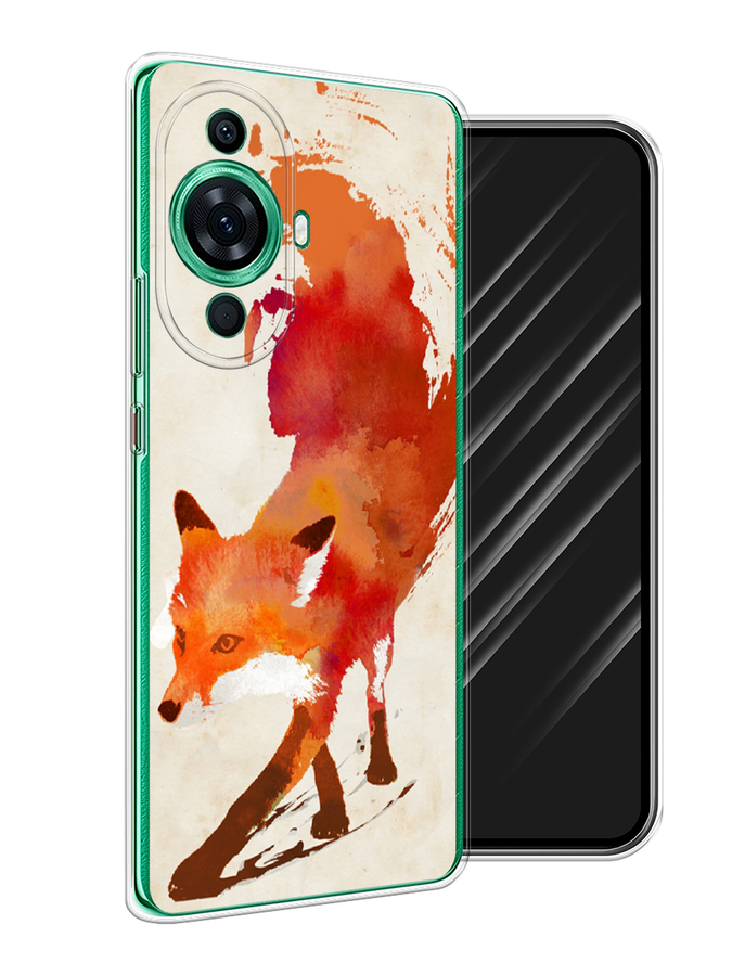 

Чехол Awog на Huawei Nova 11 Pro "Лиса", Оранжевый, 6121350-10
