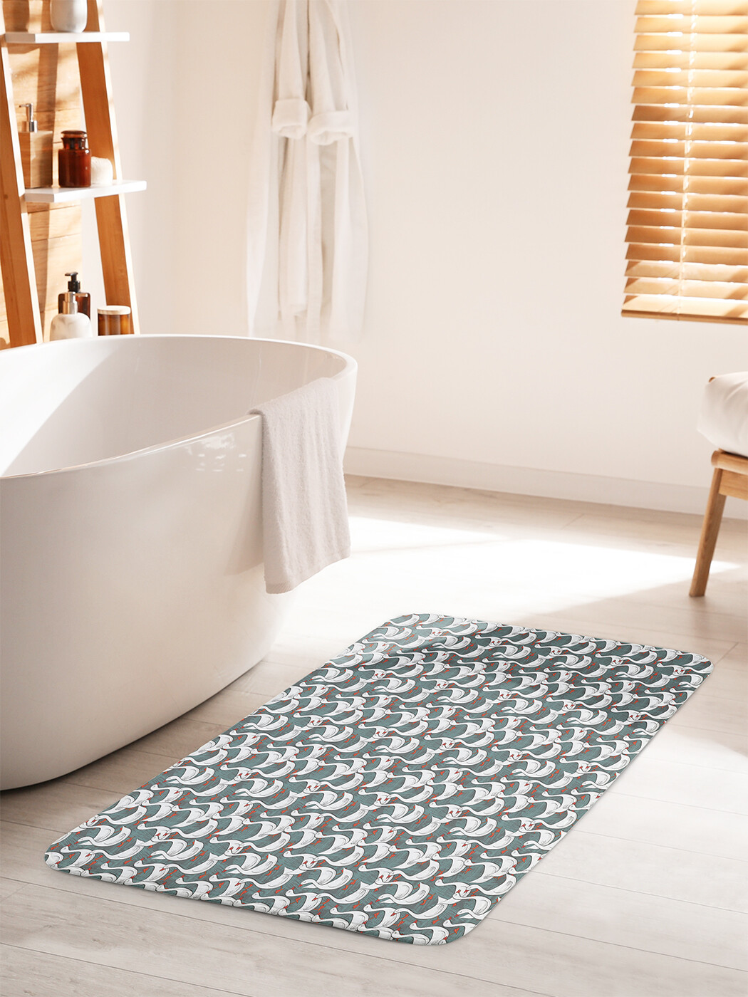 

bath_86060_60x100 Коврик противоскользящий для ванной, сауны, бассейна, 60x100 см.