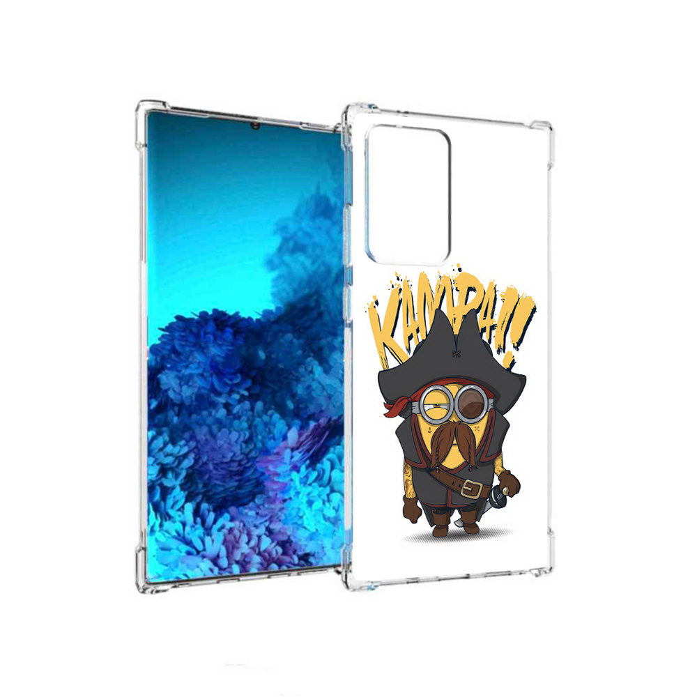 

Чехол MyPads Tocco для Samsung Galaxy Note 20 Ultra миньон пират (PT151896.552.476), Прозрачный, Tocco
