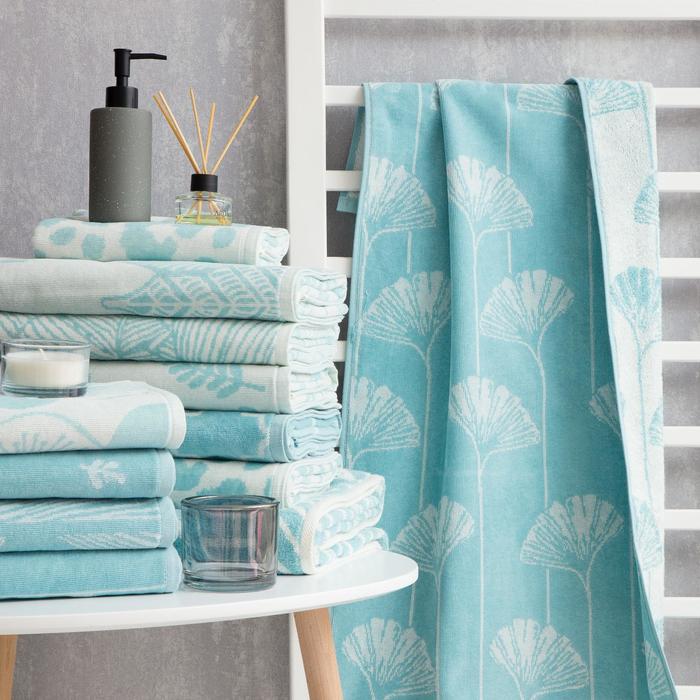 

Полотенце махровое Этель Lotus бирюза, 50х90 см, 100% хл, велюр, 420 гр/м2