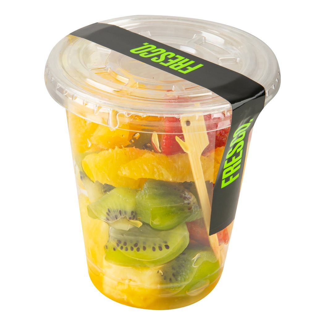 Фруктовый набор Fresco яблоко-киви-мандарин резаные 230 г