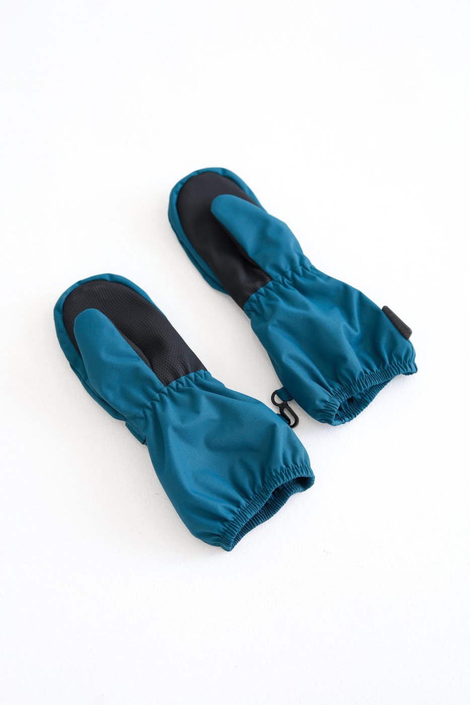 Варежки детские Minidino А-РУК-002, атлантик/черный, 14