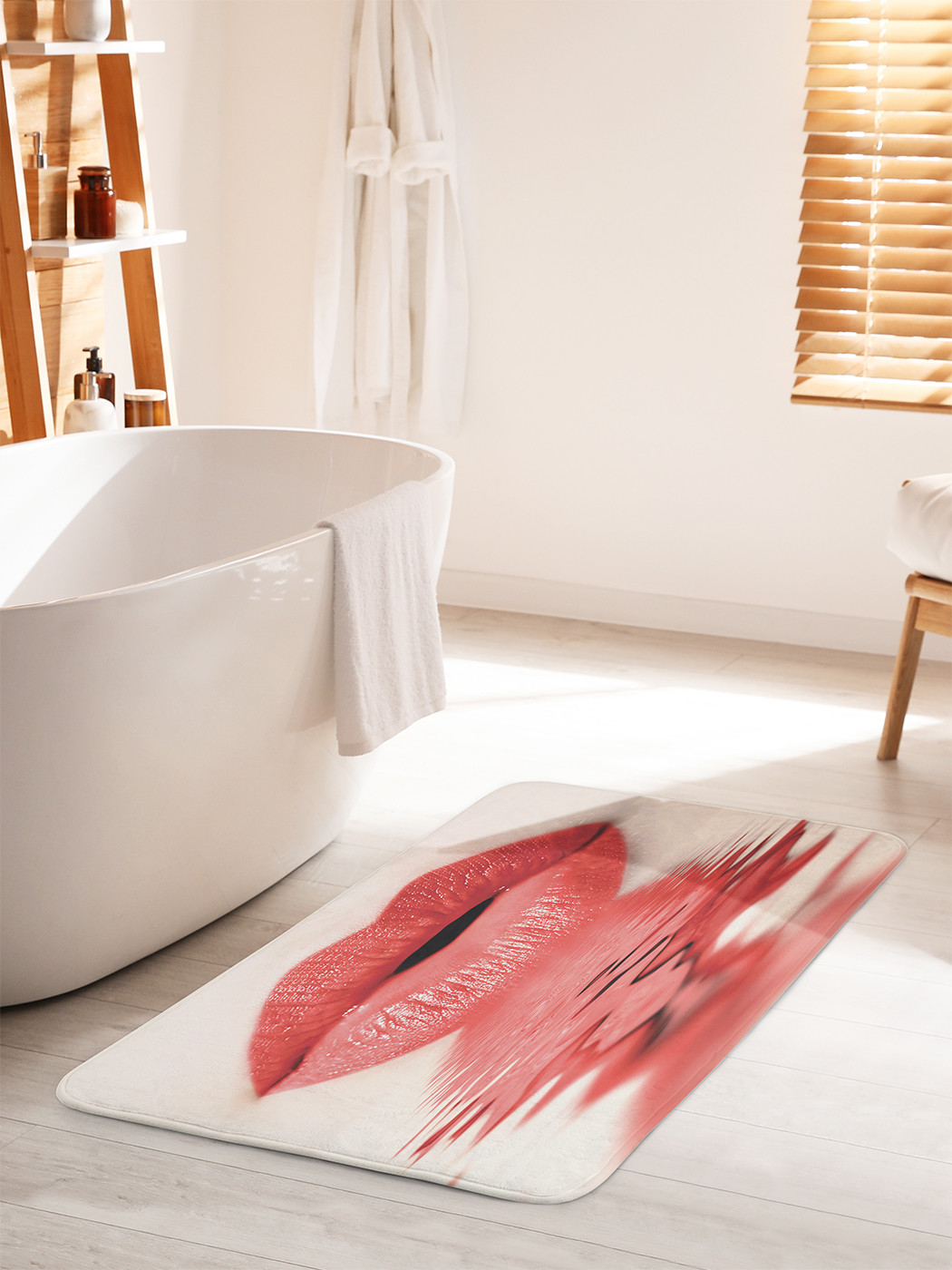 

bath_79969_60x100 Коврик противоскользящий для ванной, сауны, бассейна, 60x100 см.