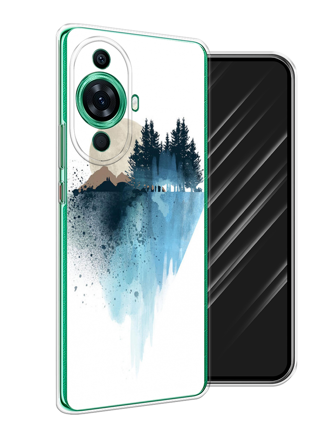 

Чехол Awog на Huawei Nova 11 Pro "Горы 5", Голубой, 6121350-4