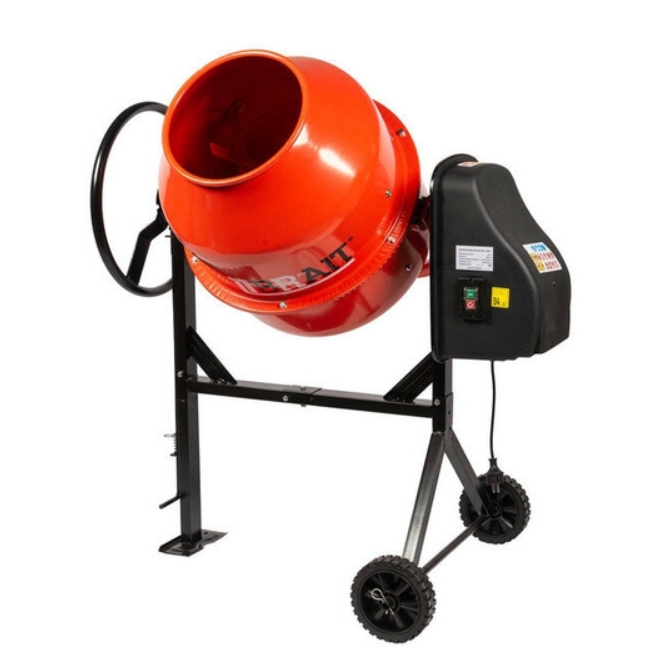 

Бетоносмеситель BRAIT BR-160 (550W, 160л) Допустимая загрузка 91л