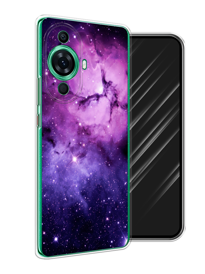 

Чехол Awog на Huawei Nova 11 Pro "Космос 18", Фиолетовый;черный;белый, 6121350-1