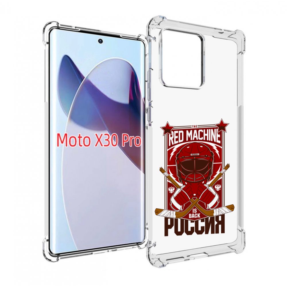 

Чехол MyPads хоккей россия для Motorola Moto X30 Pro, Прозрачный, Tocco