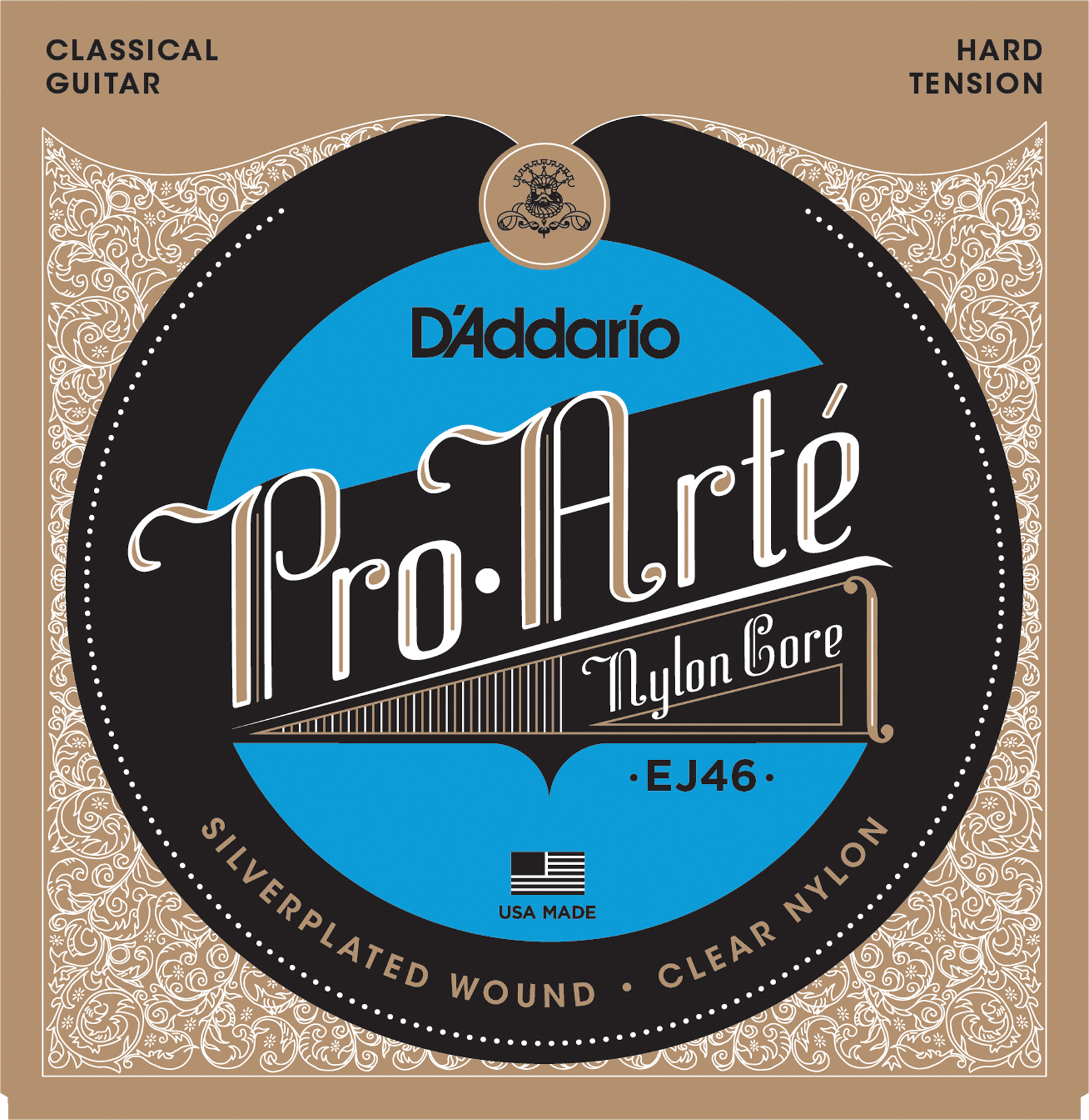 

Струны для классической гитары D'Addario EJ46 серебро, EJ46