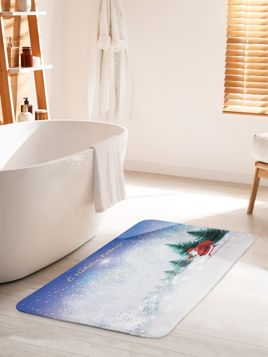 

bath_78631_60x100 Коврик противоскользящий для ванной, сауны, бассейна, 60x100 см.