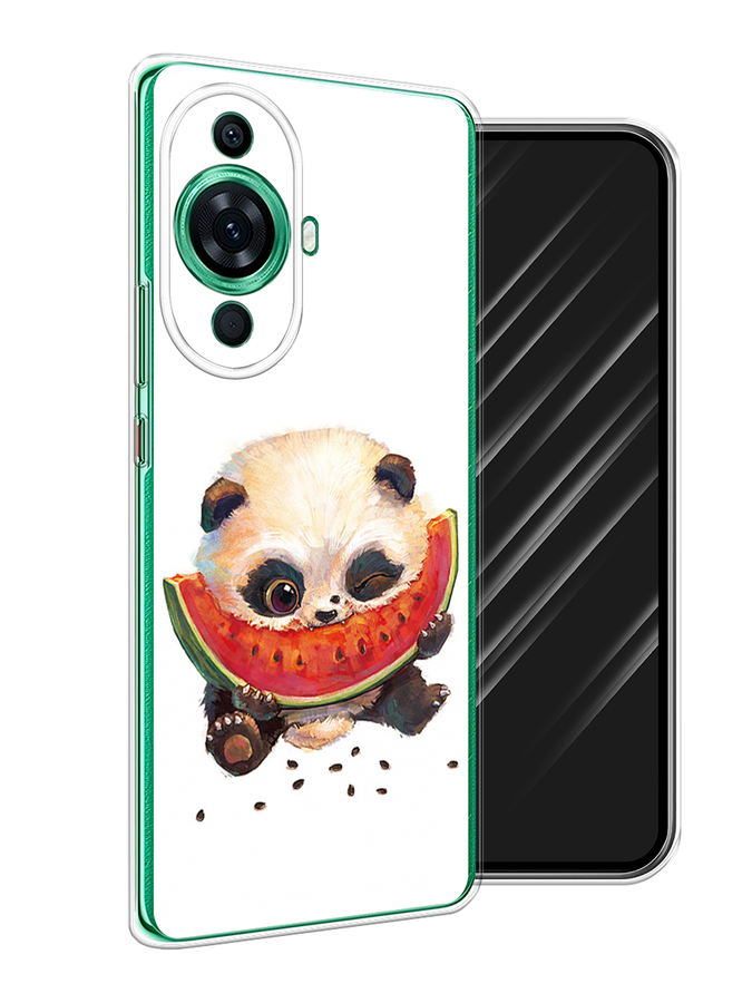 

Чехол Awog на Huawei Nova 11 Pro "Малыш панды с арбузом", Белый;красный, 6121350-1
