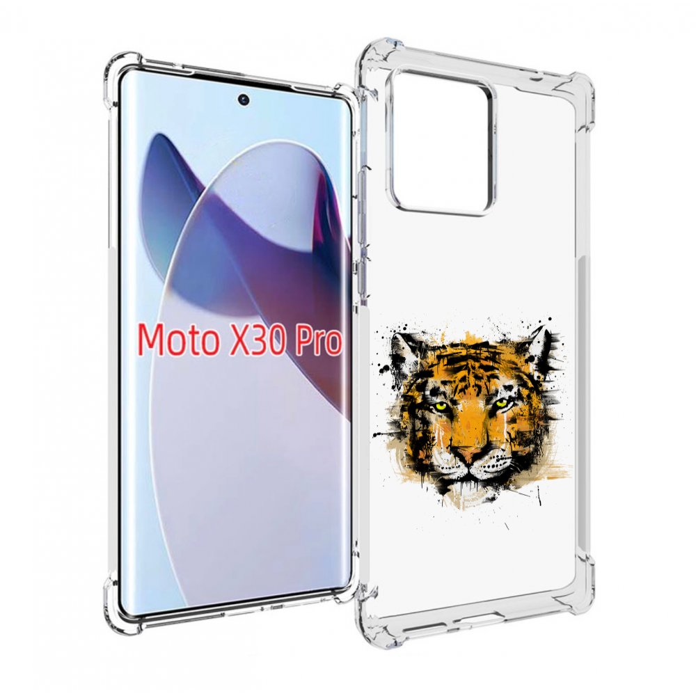 

Чехол MyPads тигруля для Motorola Moto X30 Pro, Прозрачный, Tocco