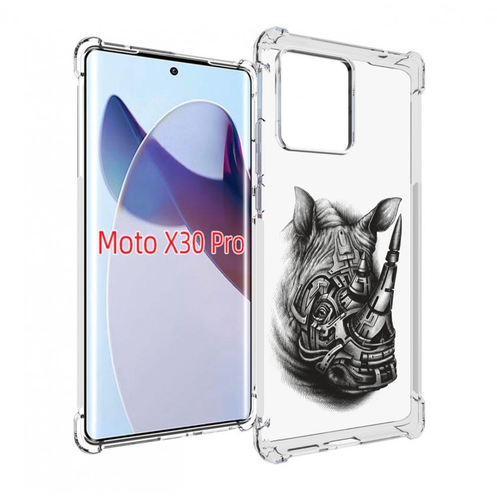 

Чехол MyPads стальной носорог для Motorola Moto X30 Pro, Прозрачный, Tocco
