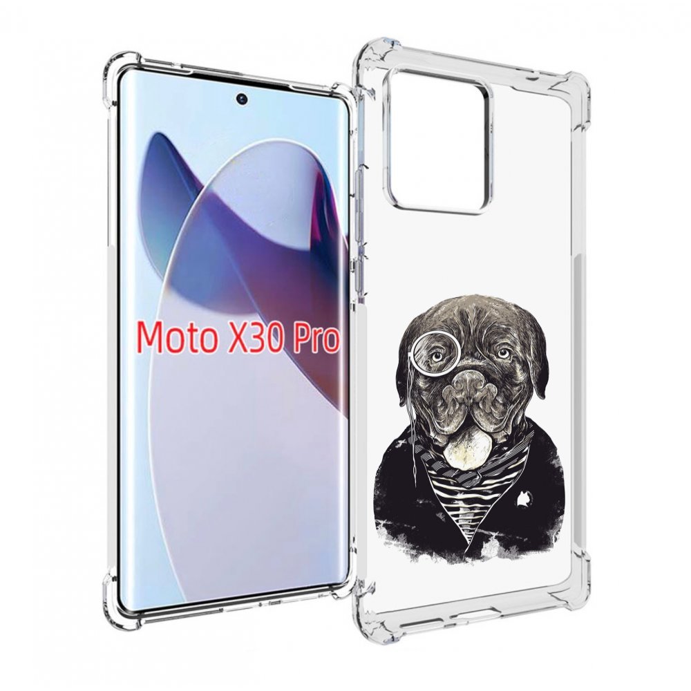 

Чехол MyPads солидный песик для Motorola Moto X30 Pro, Прозрачный, Tocco