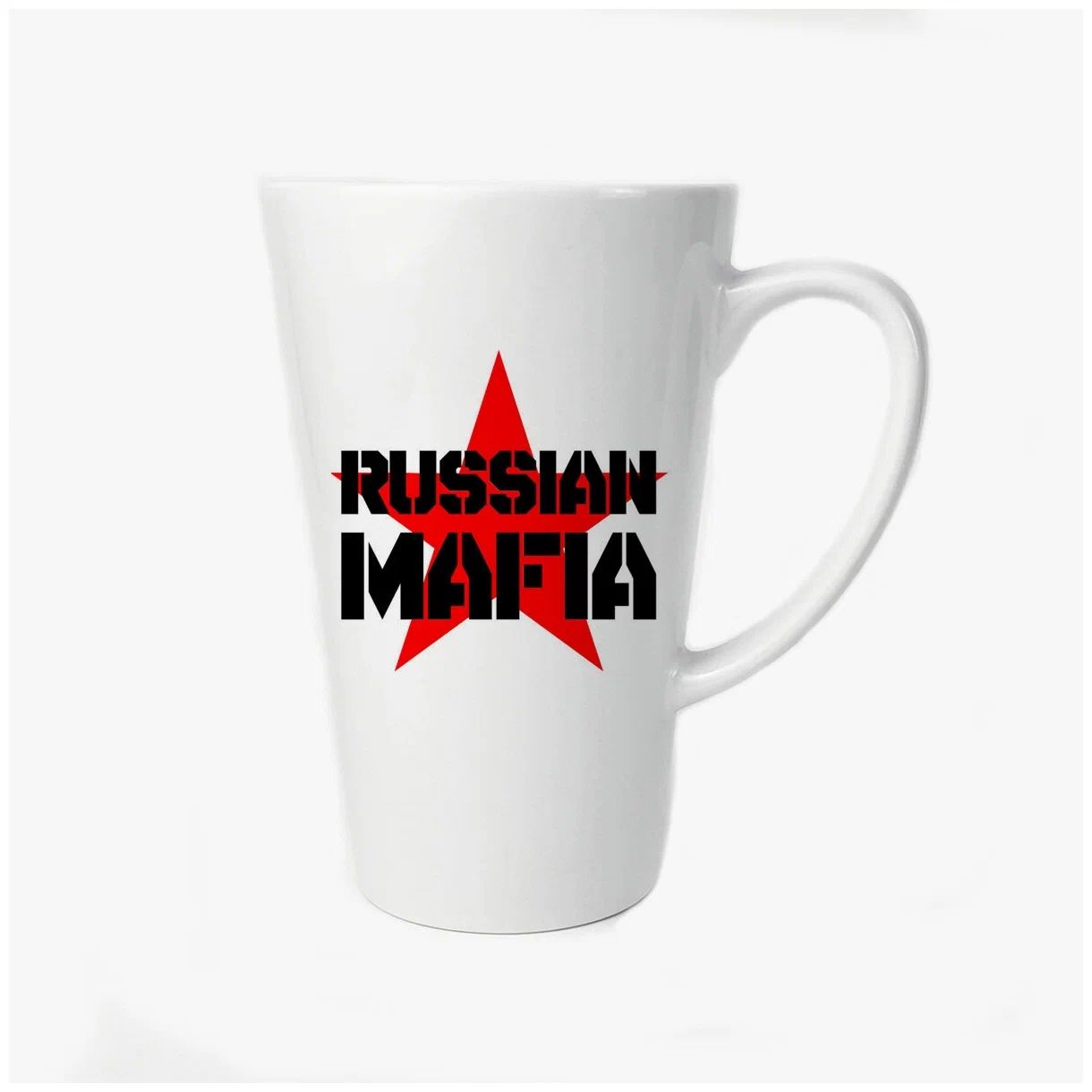 

Большая конусная кружка CoolPodarok русская мафия