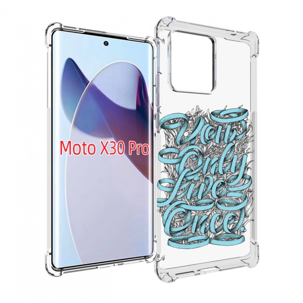 

Чехол MyPads слова из ленты абстракция для Motorola Moto X30 Pro, Прозрачный, Tocco