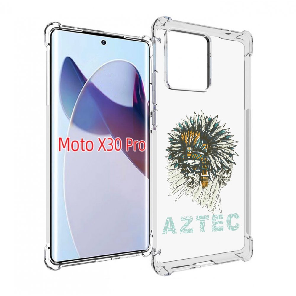 

Чехол MyPads скелет индеец для Motorola Moto X30 Pro, Прозрачный, Tocco