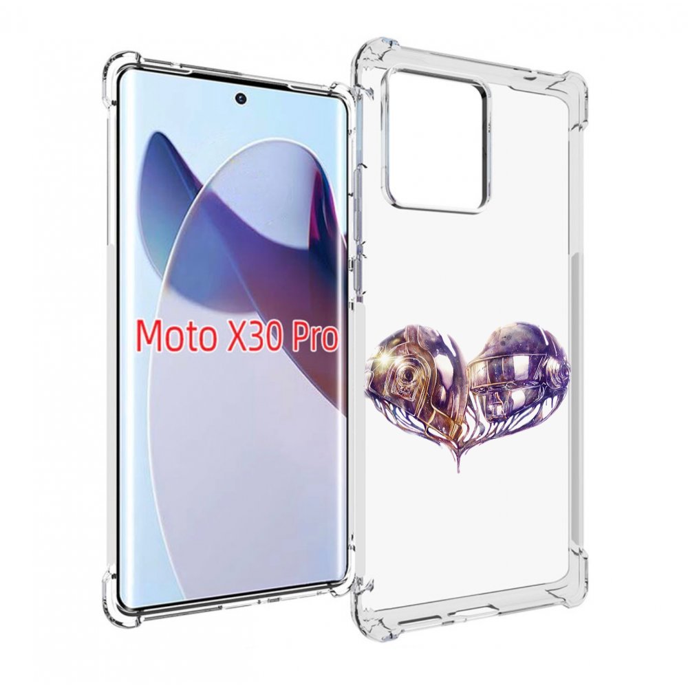 

Чехол MyPads сердце абстракция для Motorola Moto X30 Pro, Прозрачный, Tocco