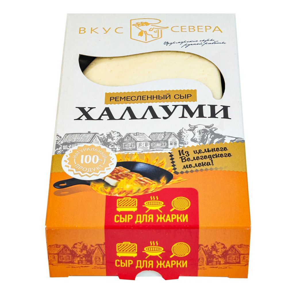 Сыр мягкий Вкус Севера Халлуми 50% 180 г