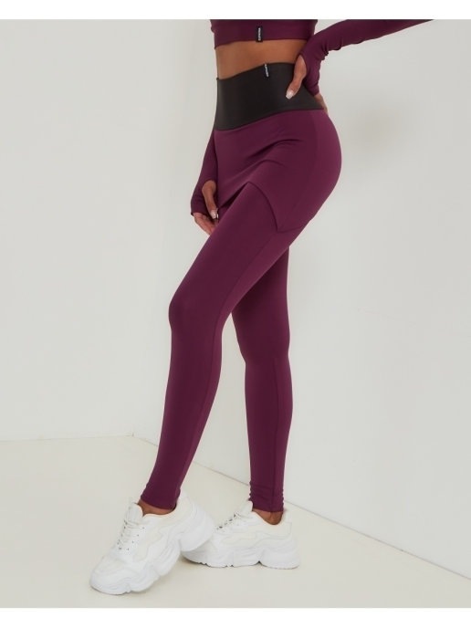 

Спортивные леггинсы женские Euphoria Fit’N’Dance бордовые S, Fit’N’Dance