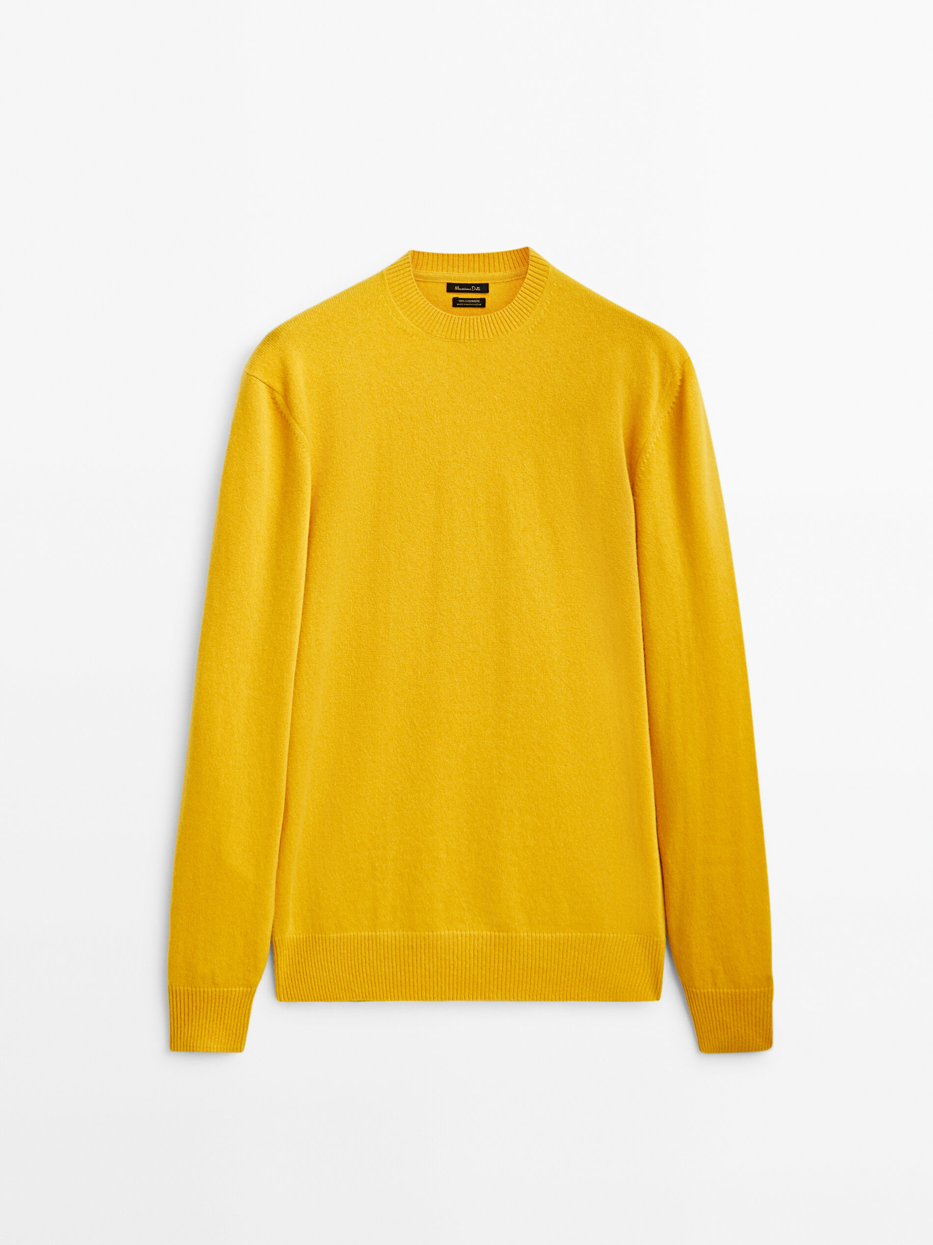 

Джемпер мужской Massimo Dutti 00969425536 желтый L, 00969425536
