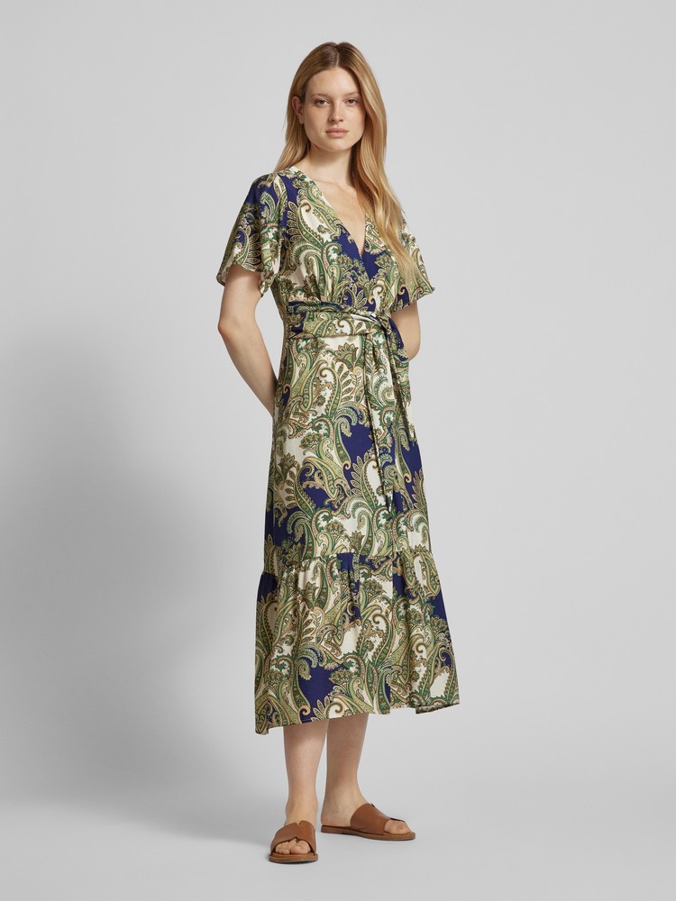 

Платье женское Mango 67018650 зеленое XL, Зеленый, 67018650