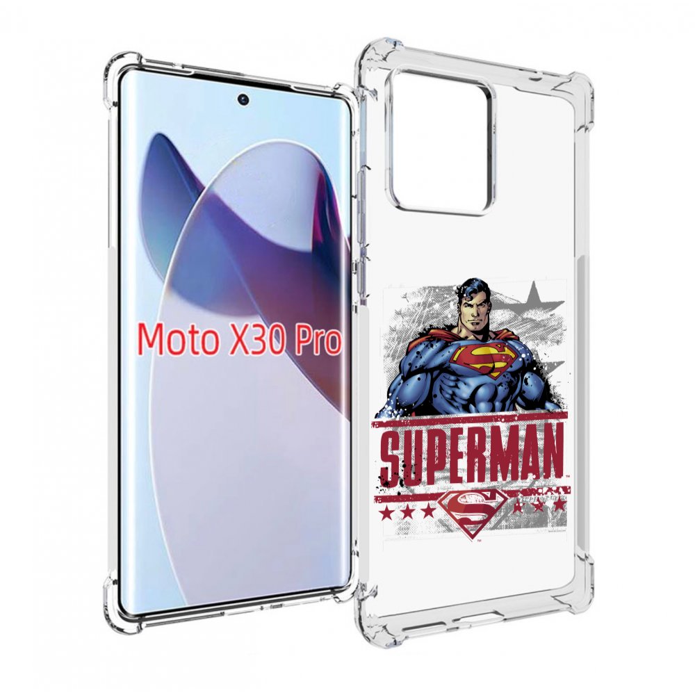 

Чехол MyPads рисунок супермен для Motorola Moto X30 Pro, Прозрачный, Tocco